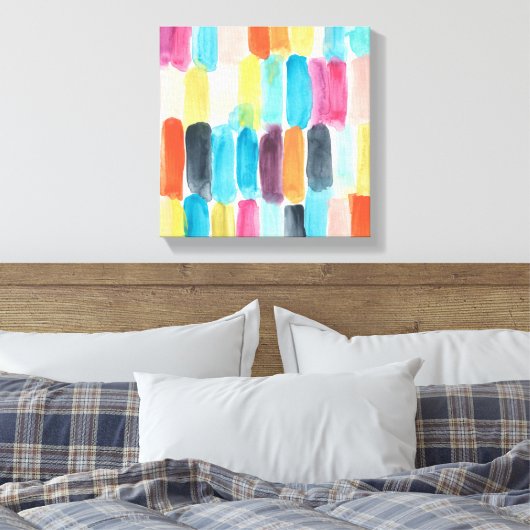 Swish Swatch I Leinwanddruck (Insitu (Schlafzimmer))