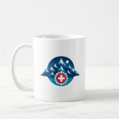 Swiss Alps Illustration Kaffeetasse (Links)