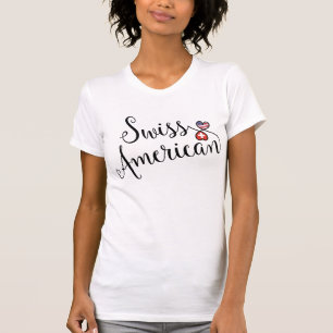 Swiss American Entwinted Hearts T-Shirt