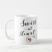 Swiss At Heart, Schweiz Kaffeetasse (Links)