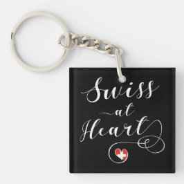 Swiss At Heart, Schweiz Schlüsselanhänger