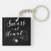 Swiss At Heart, Schweiz Schlüsselanhänger (Rückseite)