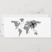 Swiss Boarding Pass Save the Date Ticket Einladung (Rückseite)