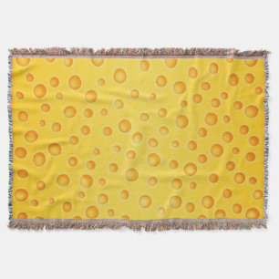 Swiss Cheese Vector Design für Käseliebhaber Decke