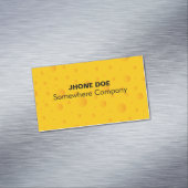 Swiss Cheezy Texture Pattern Business Card Magnetische Visitenkarte (Beispiel)
