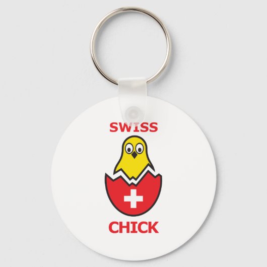 Swiss Chick Schlüsselanhänger (Vorderseite)
