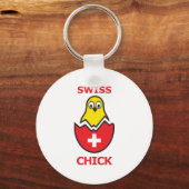 Swiss Chick Schlüsselanhänger (Vorderseite)