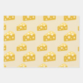 Swiss Emmental Yellow Food Lover Pattern Queso Geschenkpapier Set (Vorderseite 3)