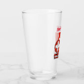 Swiss Flag Soccer Ball Red Personalization Drink Glas (Rechts)