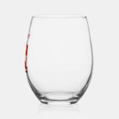 Swiss Flag Soccer Ball Red Personalization Weinglas Ohne Stiel (Links)