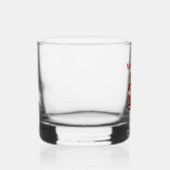 Swiss Flag Soccer Ball Red Personalization Whiskyglas (Rechts)