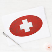 Swiss flag sticker (Umschlag)