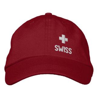 Swiss Hat Bestickte Baseballkappe