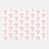 Swiss Inspiriert Wrapping Paper Flat Sheet Set 3 Geschenkpapier Set (Vorderseite 3)