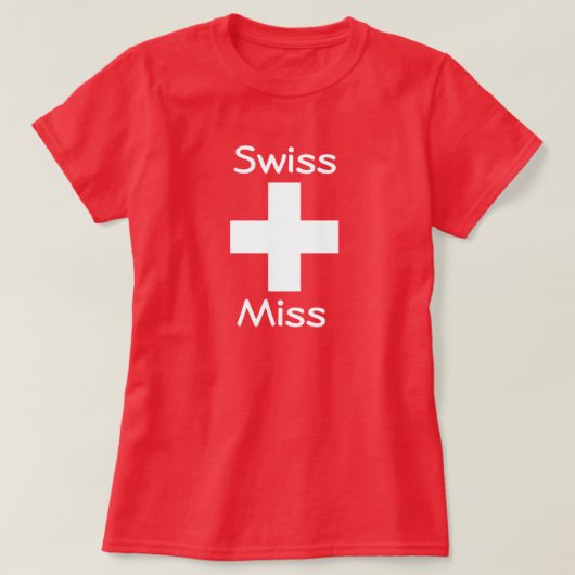 Swiss Miss T-Shirt (Design vorne)