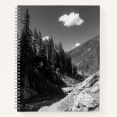 Swiss Mountain Scene Notebook Notizblock (Vorderseite)