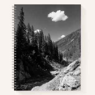 Swiss Mountain Scene Notebook Notizblock