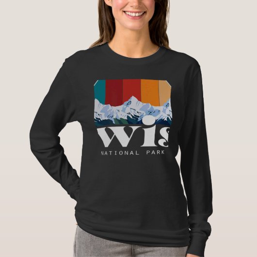 Swiss National Park Hiking Switzerland Souvenir Mo T-Shirt (Vorderseite)