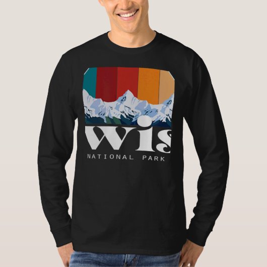 Swiss National Park Hiking Switzerland Souvenir Mo T-Shirt (Vorderseite)