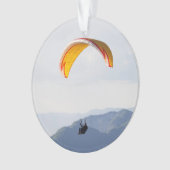 Swiss Paragliding Orange Ornament (Vorderseite)