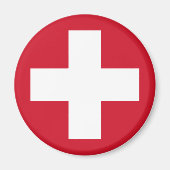 Swiss Roundel Magnet (Vorne)