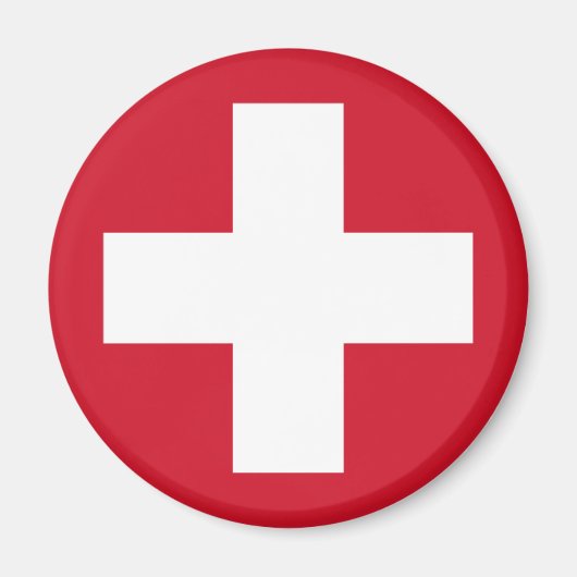 Swiss Roundel Magnet (Vorne)
