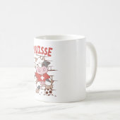 Swiss Soccer Cow Football Fan Switzerland Flag Kaffeetasse (VorderseiteRechts)