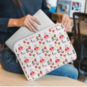 Swiss Souvenirs Muster Laptopschutzhülle