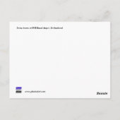 Swiss Trams am BVB Basel Depot, Schweiz Postkarte (Rückseite)