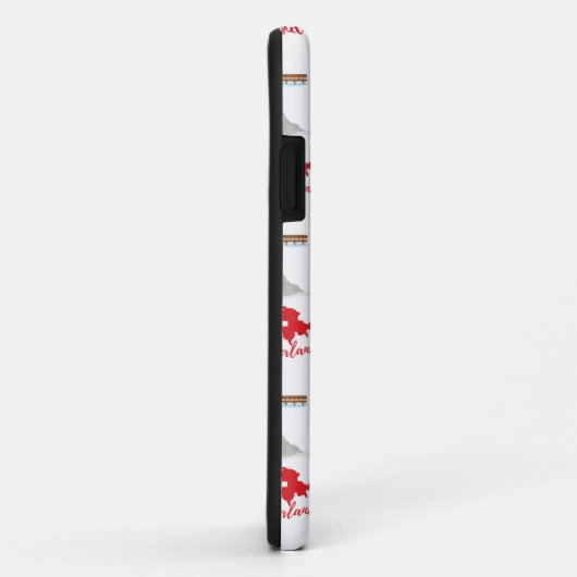 Swiss Travel Icons | Clip Art Pattern Case-Mate iPhone Hülle (Hinten/Rechts)