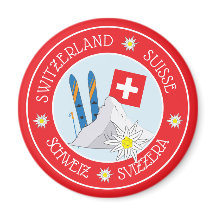 Swiss Travel Souvenir Red Kühlschrank Magnet