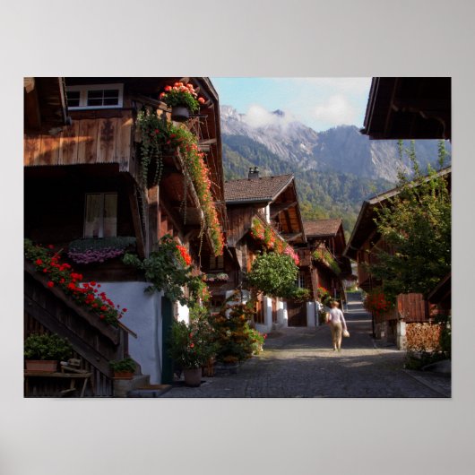 Swiss Village Print, Value Poster Paper (Matte) (Vorne)