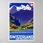 Swiss Vintage Reise Poster (Vorne)