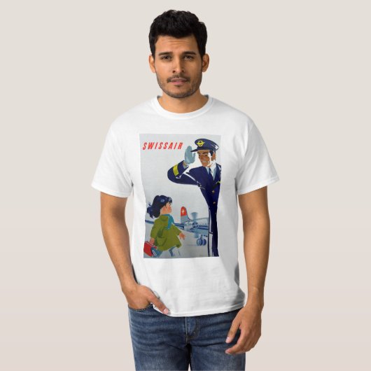 Swissair Little Girl T-Shirt (Vorne ganz)