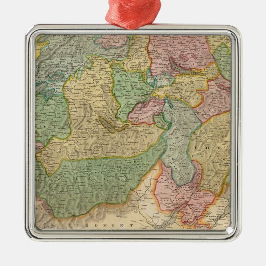 Swisserland, Mt Blanc Ornament Aus Metall (Vorne)