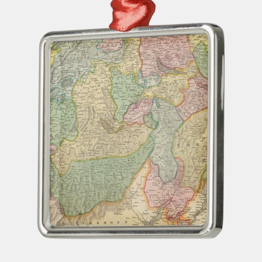 Swisserland, Mt Blanc Ornament Aus Metall (Links)