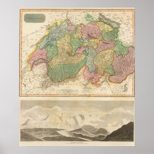 Swisserland, Mt Blanc Poster (Vorne)