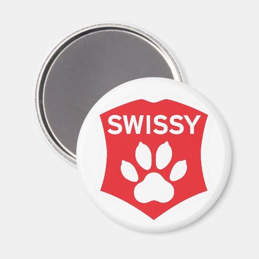 Swissy Magnet (Vorderseite/Rückseite)