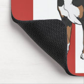 Swissy mit Schweizer Flagge-Mauspad Mousepad (Ecke)