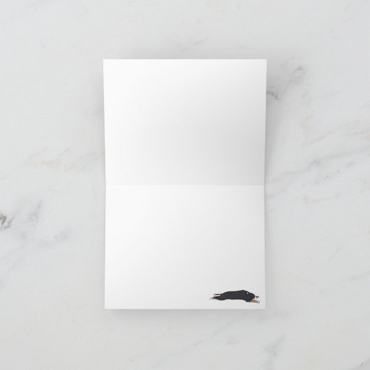 Swissy Notecard Dankeskarte (Innenseite)