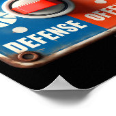 Switch Between Offense And Defense - Ller Mode Sig Poster (Ecke)