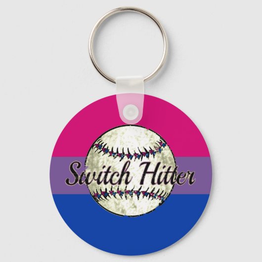 Switch Hitter mit Bi-Prix-Flag Schlüsselanhänger (Vorderseite)