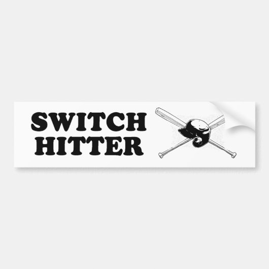 SWITCH HITTER -.png Autoaufkleber (Vorne)