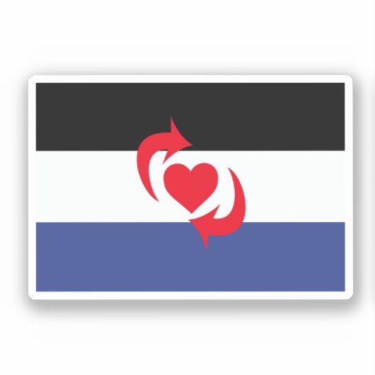 Switch-Pride-Markierung Aufkleber (Vorderseite)