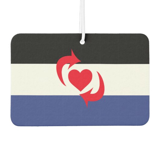 Switch-Pride-Markierung Autolufterfrischer (Vorderseite)