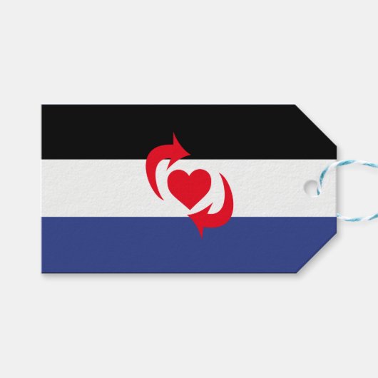 Switch-Pride-Markierung Geschenkanhänger (Vorderseite (Horizontal))