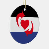 Switch-Pride-Markierung Keramik Ornament (Rechts)