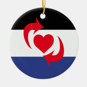 Switch-Pride-Markierung Keramik Ornament