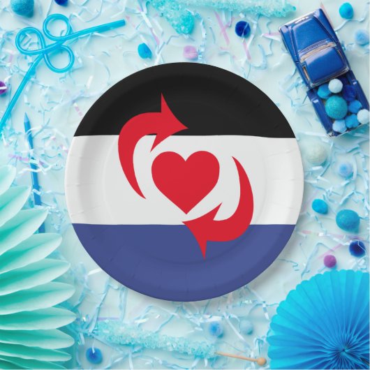 Switch-Pride-Markierung Pappteller (Party)
