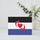 Switch-Pride-Markierung Postkarte (Stehend Vorderseite)